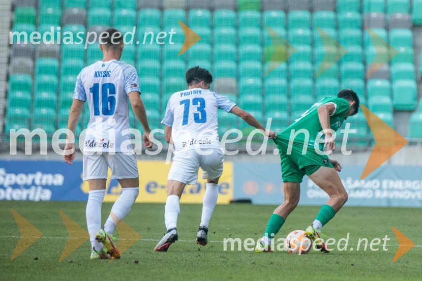  Mario Kvesić, nogometaš, NK Celje;  Jegor Prucev, nogometaš, NK Celje;  Agustin Doffo, nogometaš, NK OlimpijaNogometna tekma 6. kola Prve Lige Telemach med NK Olimpija Ljubljana in NK Celje
