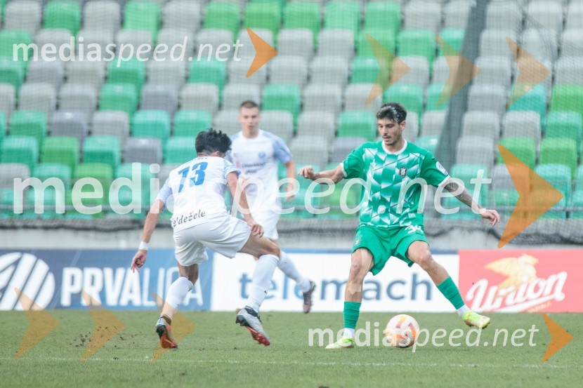  Jegor Prucev, nogometaš, NK Celje;  Agustin Doffo, nogometaš, NK OlimpijaNogometna tekma 6. kola Prve Lige Telemach med NK Olimpija Ljubljana in NK Celje