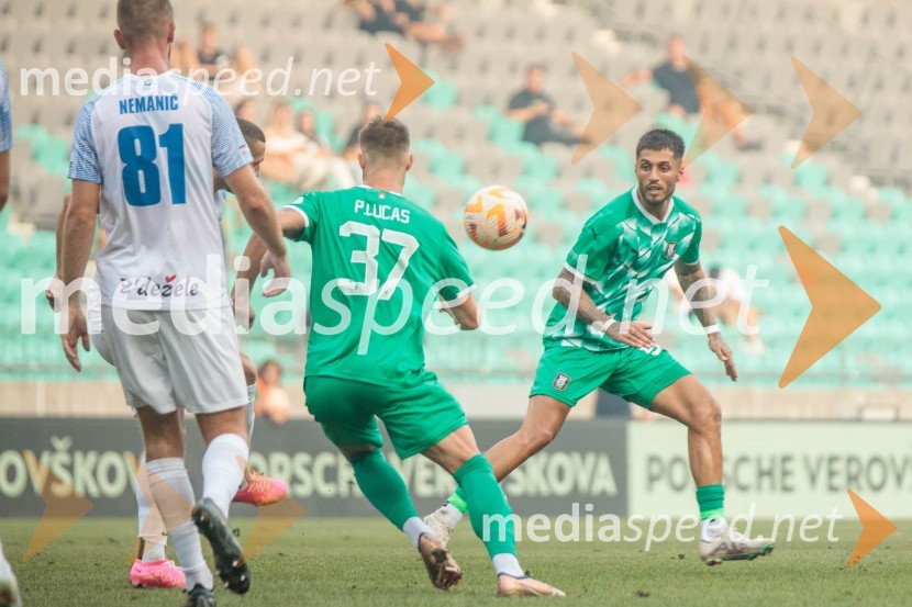  Pedro Lucas Schwaizer, nogometaš, NK Olimpija;  Rui Pedro da Silva e Sousa, nogometaš, NK OlimpijaNogometna tekma 6. kola Prve Lige Telemach med NK Olimpija Ljubljana in NK Celje