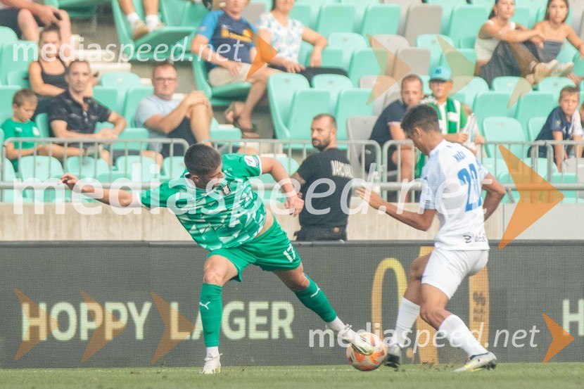  Admir Bristrić, nogometaš, NK Olimpija;  ... Nogometna tekma 6. kola Prve Lige Telemach med NK Olimpija Ljubljana in NK Celje