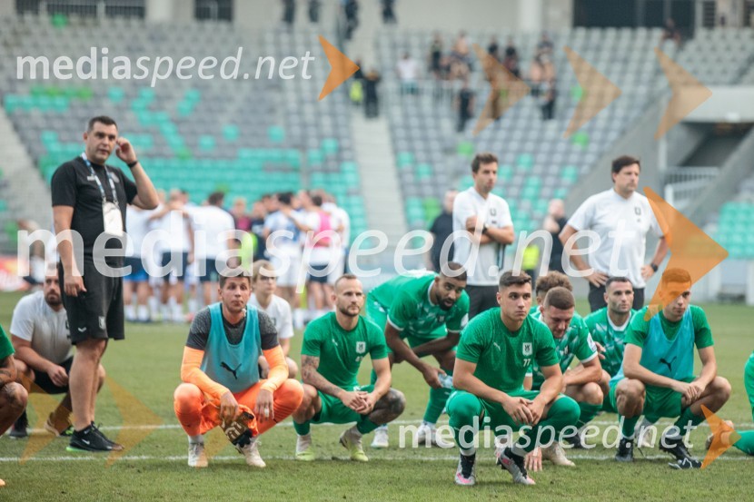 Nogometna tekma 6. kola Prve Lige Telemach med NK Olimpija Ljubljana in NK Celje