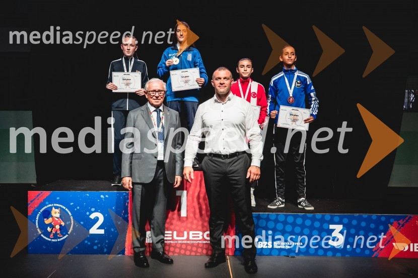  ... ;  ... ;  ... ;  Robert Reher, predsednik, Bokssarska zveza Slovenije;  ... ;  ... Zaključilo se je 20. Evropsko prvenstvo v boksu za mlajše