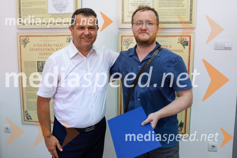  Janez Magyar, župan, Občina Lendava;  Dávid Rózsa, generalni direktor Narodne knjižnice Széchényi iz BudimpešteBogračfest 2023