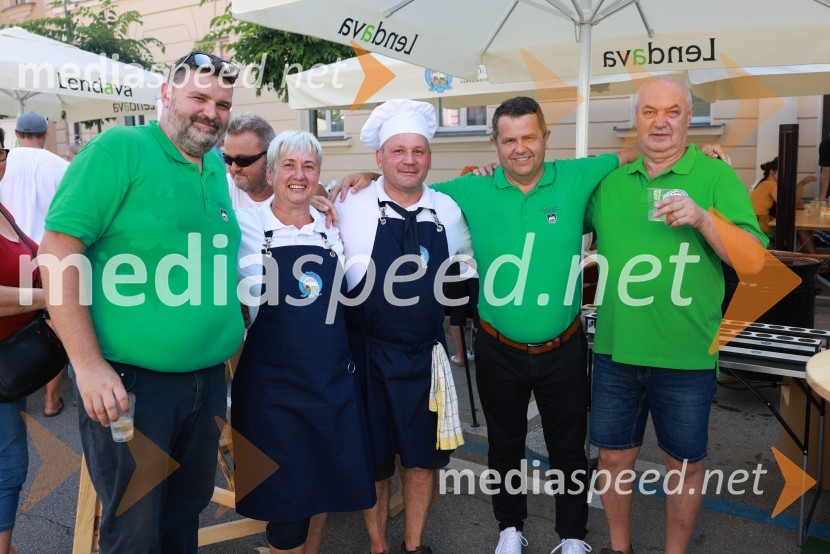  Mihael Šooš, direktor Zavoda za kulturo madžarske narodnosti (ZKMN) Lendava;  ... ;  ... ;  Janez Magyar, župan, Občina Lendava;  ... Bogračfest 2023