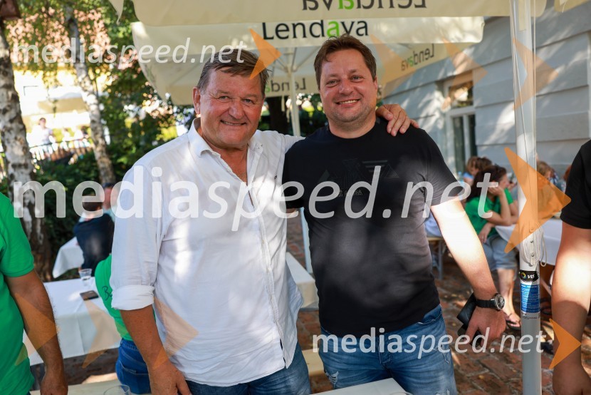 dr. Aleksander Jevšek, minister brez rasorja, pristojen za razvoj in evropsko kohezijsko politiko;  Robert Kuzmič, generalni direktor Iskra, solastnik nogometnega kluba MuraBogračfest 2023