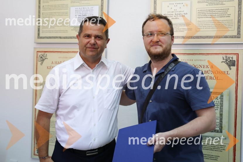  Janez Magyar, župan, Občina Lendava;  Dávid Rózsa, generalni direktor Narodne knjižnice Széchényi iz BudimpešteBogračfest 2023