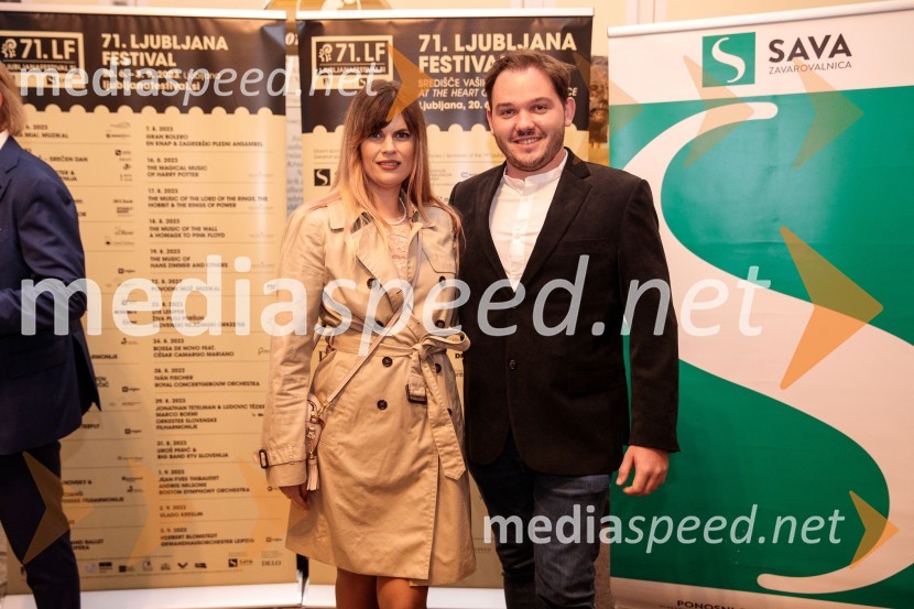  Urška Kastelic, igralka;  Benjamin Pregl, tenorV Slovenski filharmoniji  nastopila baritonist Ludovic Tézier in tenorist  Jonathan Tetelman, 71. Ljubljana Festival