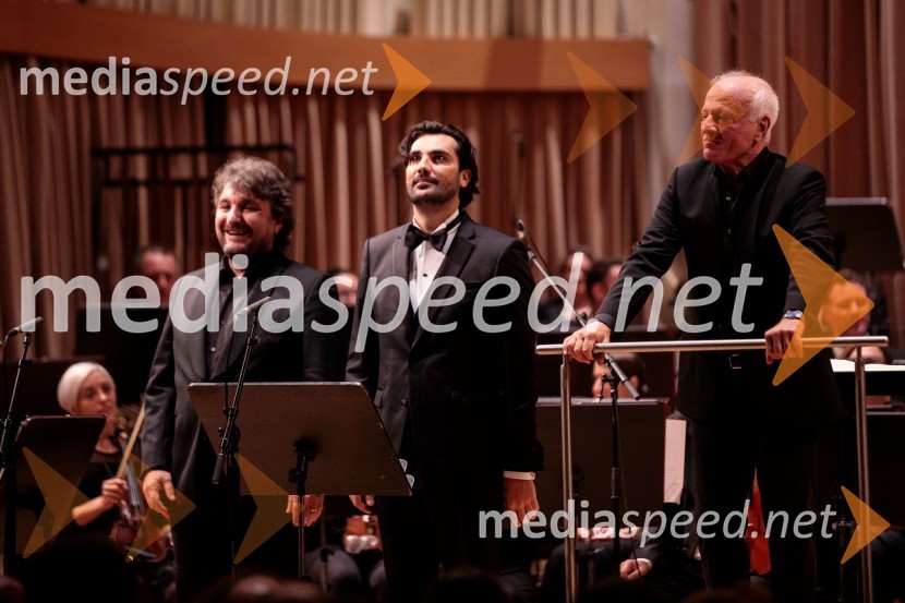  Ludovic Tézier, operni pevec;  Jonathan Tetelman, operni pevec;  Marco Boemi, dirigentV Slovenski filharmoniji  nastopila baritonist Ludovic Tézier in tenorist  Jonathan Tetelman, 71. Ljubljana Festival
