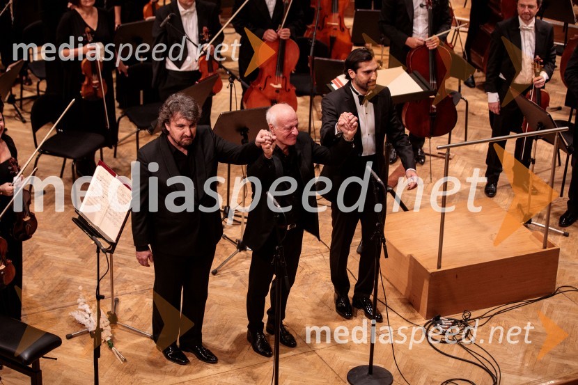  Ludovic Tézier, operni pevec;  Marco Boemi, dirigent;  Jonathan Tetelman, operni pevecV Slovenski filharmoniji  nastopila baritonist Ludovic Tézier in tenorist  Jonathan Tetelman, 71. Ljubljana Festival