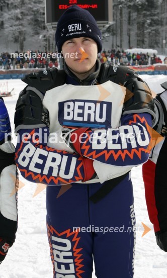 Nikolay Krasnikov (Rusija)SPEEDWAY NA LEDU, polfinale svetovnega prvenstva posameznikov, 2. dirka