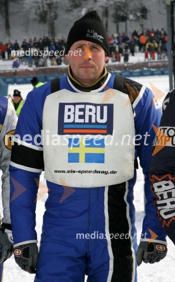 Per Anders Lindström (Švedska) 
SPEEDWAY NA LEDU, polfinale svetovnega prvenstva posameznikov, 2. dirka