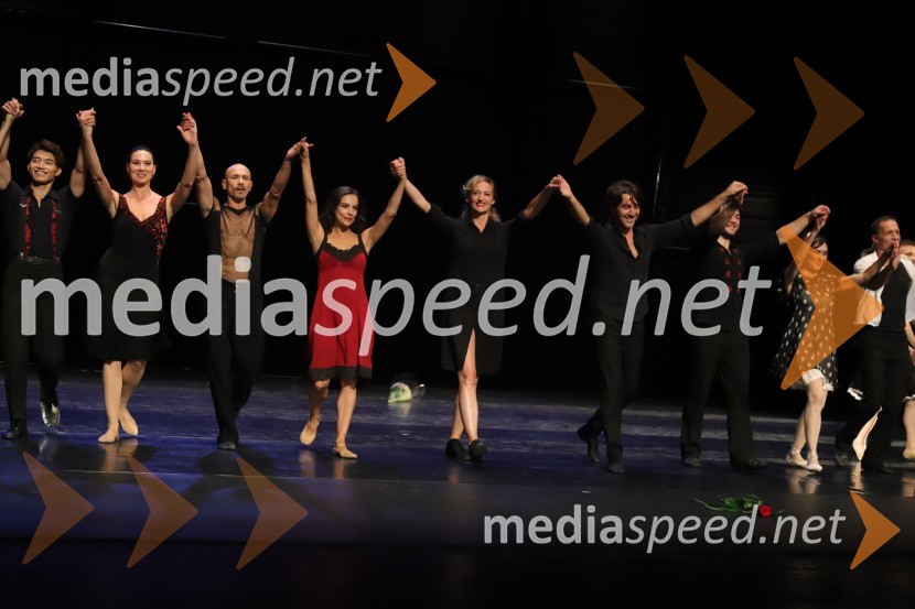  Sergiu Moga, baletni solist;  Catarina de Meneses, baletna solistka;  Valentina Turcu, koreografinja in baletna solistka;  Edward Clug, umetniški direktor, Balet SNG MariborJubilejna baletna poslastica: Tango praznuje 25 let