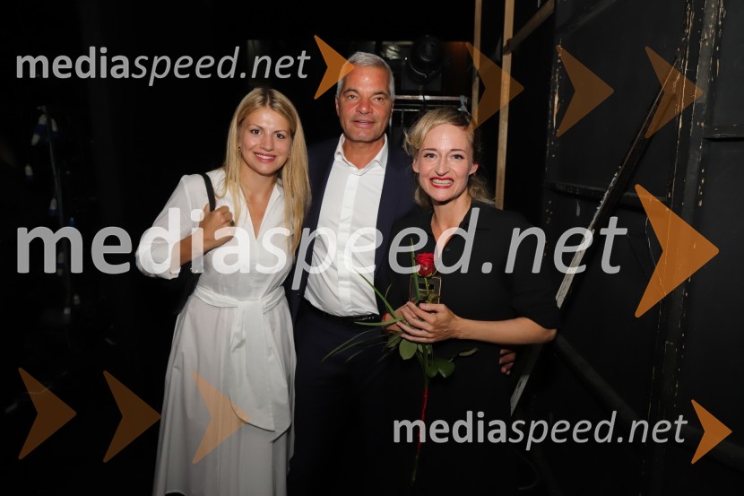  Katja Arsenovič, direktorica Rožmarin Hospitality Group;  Aleksander Saša Arsenovič, župan, Mestna občina Maribor;  Valentina Turcu, koreografinja in baletna solistkaJubilejna baletna poslastica: Tango praznuje 25 let