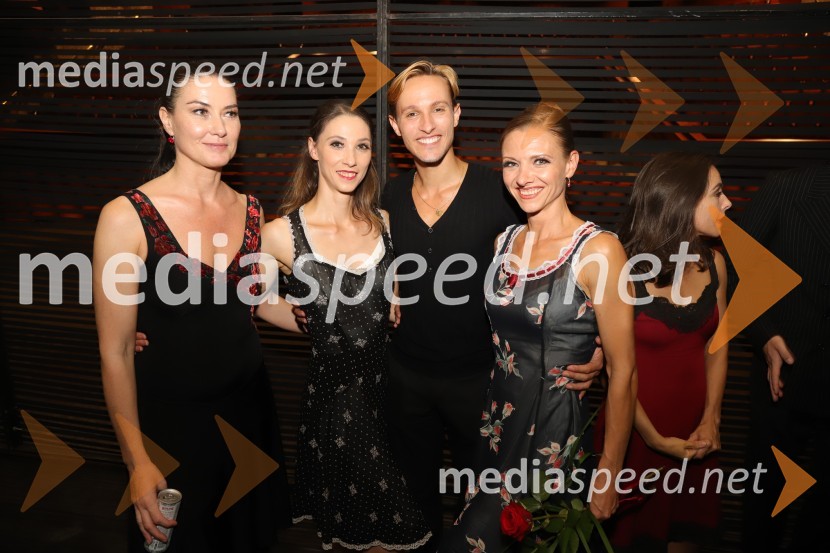  Klavdija Stanišič, baletna plesalka;  Mirjana Šrot, baletka;  Davide Buffone, baletni plesalec;  Evgenija Koškina, baletkaJubilejna baletna poslastica: Tango praznuje 25 let