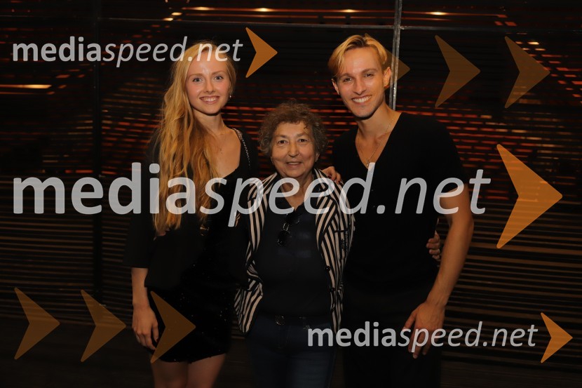  Mina Radaković, baletna plesalka;  Dragica Petrovič, režiserka in producentka;  Davide Buffone, baletni plesalecJubilejna baletna poslastica: Tango praznuje 25 let