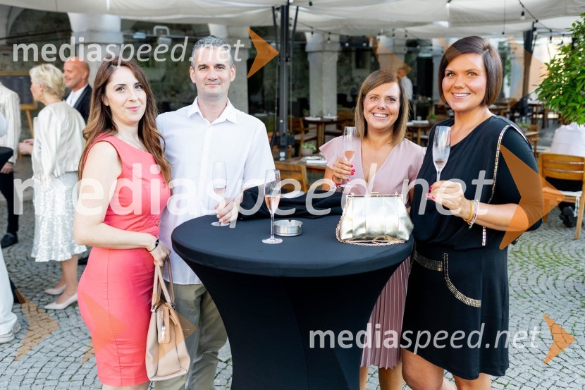  Katerina Ivanovski;  Uroš Ivanovski;  Bili Bundalo;  Maja BundaloLjubljanski grad gostil Dragon's Ball 2023