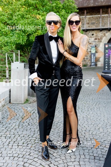  Maja Zupet;  Teja RusjanLjubljanski grad gostil Dragon's Ball 2023