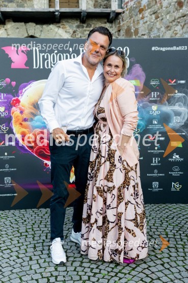  Iztok Lampič, direktor, KRprojekti  d. o. o.;  Petra Aršič,  svetovalka predsednika republike za organiziranje dogodkovLjubljanski grad gostil Dragon's Ball 2023