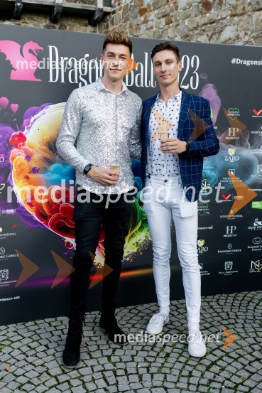  Doug  Armstrong;   Nejc Jus,  vodja raziskav pri WTTCLjubljanski grad gostil Dragon's Ball 2023