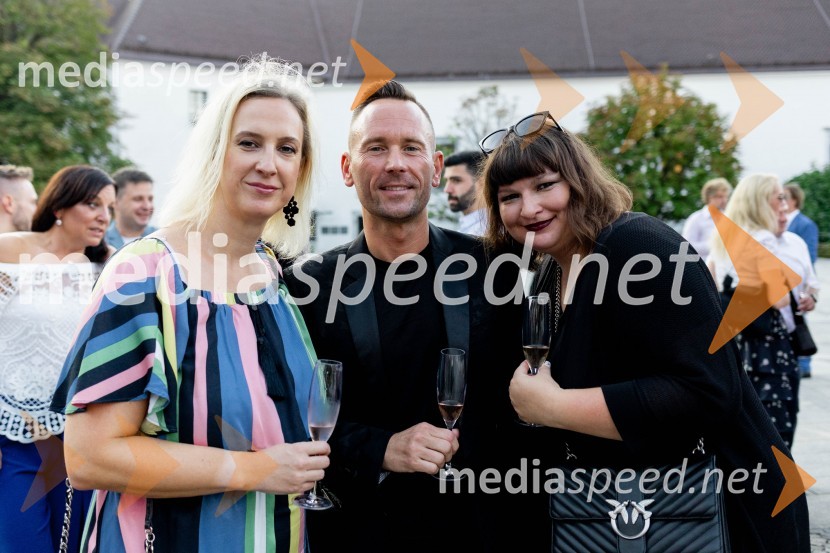  Katarina Kus, odvetnica;  Uroš Skrinar;  Maja DrobneLjubljanski grad gostil Dragon's Ball 2023