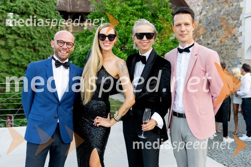  Andrej Mahovič, arhitekt;  Teja Rusjan;  Maja Zupet;  Matej Črnjavič, strokovnjak za odnose z javnostmiLjubljanski grad gostil Dragon's Ball 2023