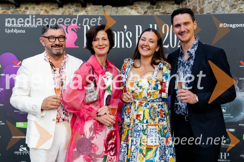  Aleksnader  Batič ;  Julijana Batič;  Živa Batič;   Filip BatičLjubljanski grad gostil Dragon's Ball 2023