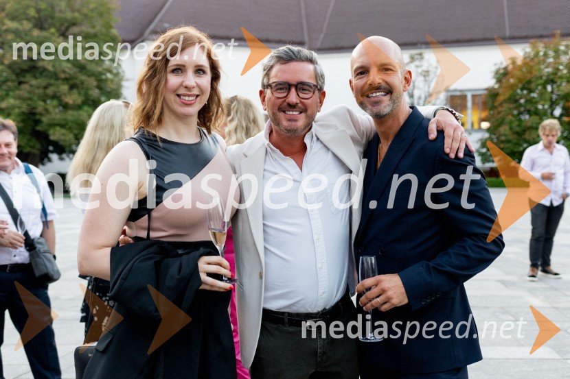  Maša Butara, Outfit7;  Antoine Vogel;  Gregory DellicourLjubljanski grad gostil Dragon's Ball 2023