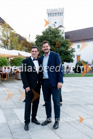  Mattej Valenčič, Imperial Luxury Travel Solutions ;  Martin Jezeršek, generalni direktor Jezeršek d.o.o.Ljubljanski grad gostil Dragon's Ball 2023