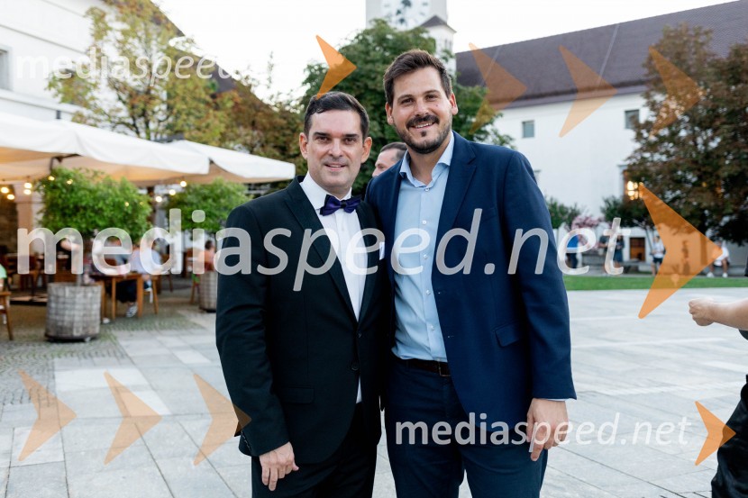  Mattej Valenčič, Imperial Luxury Travel Solutions ;  Martin Jezeršek, generalni direktor Jezeršek d.o.o.Ljubljanski grad gostil Dragon's Ball 2023