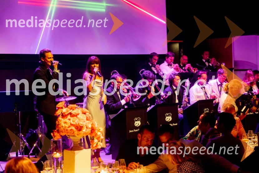  Luka Markus Štajer, pevec, igralec;  Jana Šušteršič, pevka, zmagovalka šova Slovenija ima talent 2014Ljubljanski grad gostil Dragon's Ball 2023