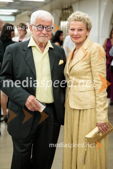 dr. Peter  Čeferin, pravnik, pisatelj;  Rija Čič71. Ljubljana Festival svečano zaključil Gewandhaus orkester Leipzig