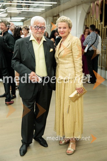 dr. Peter  Čeferin, pravnik, pisatelj;  Rija Čič71. Ljubljana Festival svečano zaključil Gewandhaus orkester Leipzig