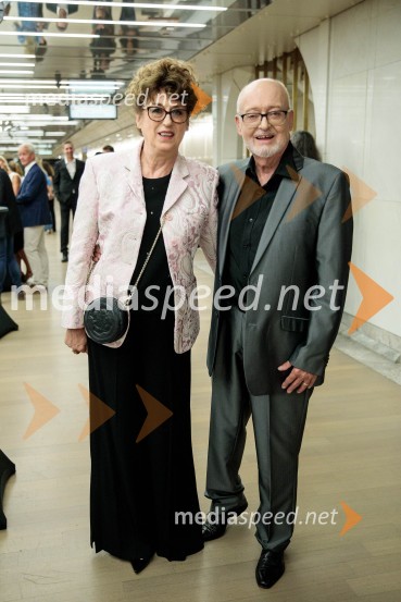  Viviana Vran;  Tomo Vran, akademski slikar71. Ljubljana Festival svečano zaključil Gewandhaus orkester Leipzig