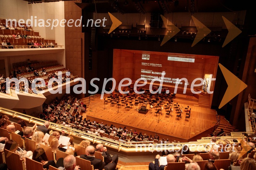71. Ljubljana Festival svečano zaključil Gewandhaus orkester Leipzig