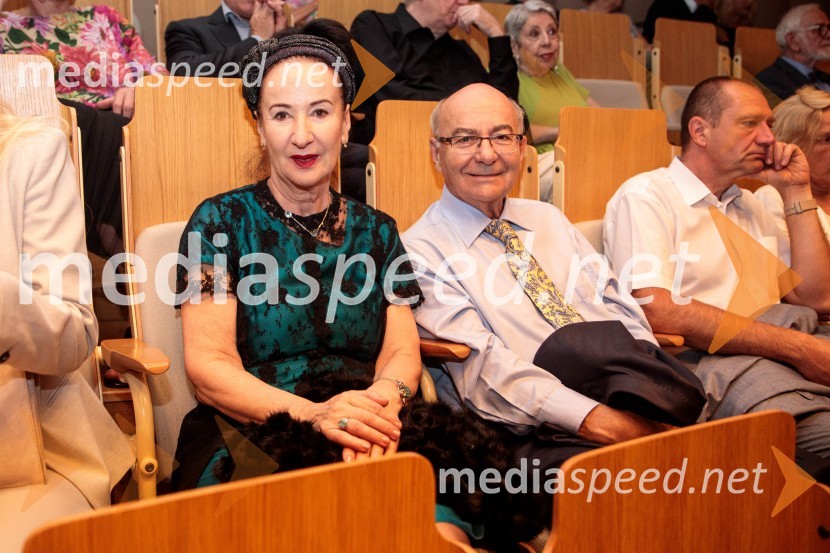  Polona Vetrih, igralka;  Mitja Rotovnik, nekdanji direktor Cankarjevega doma71. Ljubljana Festival svečano zaključil Gewandhaus orkester Leipzig