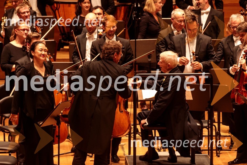  Herbert  Blomstedt, dirigent71. Ljubljana Festival svečano zaključil Gewandhaus orkester Leipzig