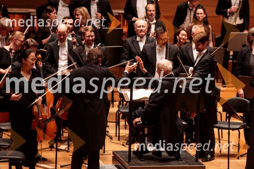  Herbert  Blomstedt, dirigent71. Ljubljana Festival svečano zaključil Gewandhaus orkester Leipzig