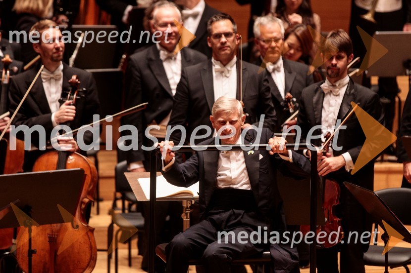  Herbert  Blomstedt, dirigent71. Ljubljana Festival svečano zaključil Gewandhaus orkester Leipzig
