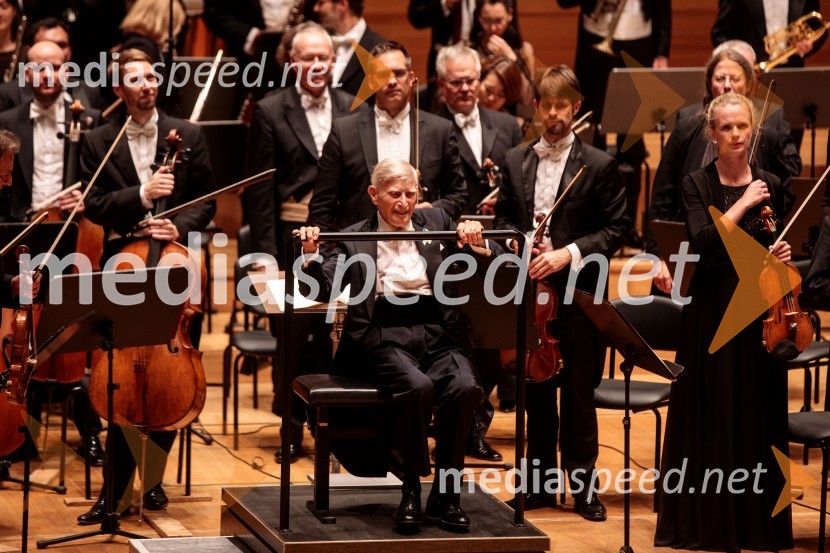  Herbert  Blomstedt, dirigent71. Ljubljana Festival svečano zaključil Gewandhaus orkester Leipzig
