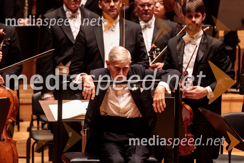  Herbert  Blomstedt, dirigent71. Ljubljana Festival svečano zaključil Gewandhaus orkester Leipzig