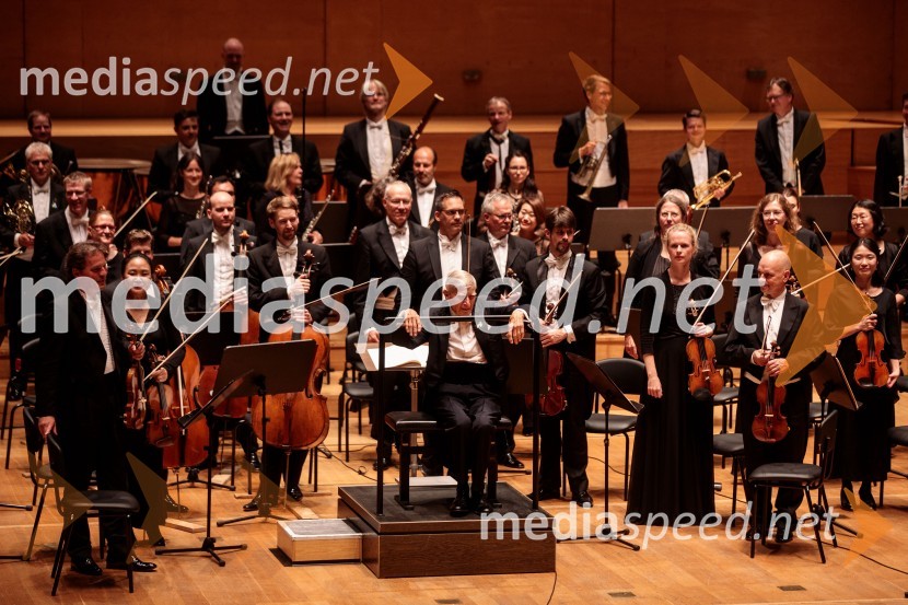  Herbert  Blomstedt, dirigent71. Ljubljana Festival svečano zaključil Gewandhaus orkester Leipzig