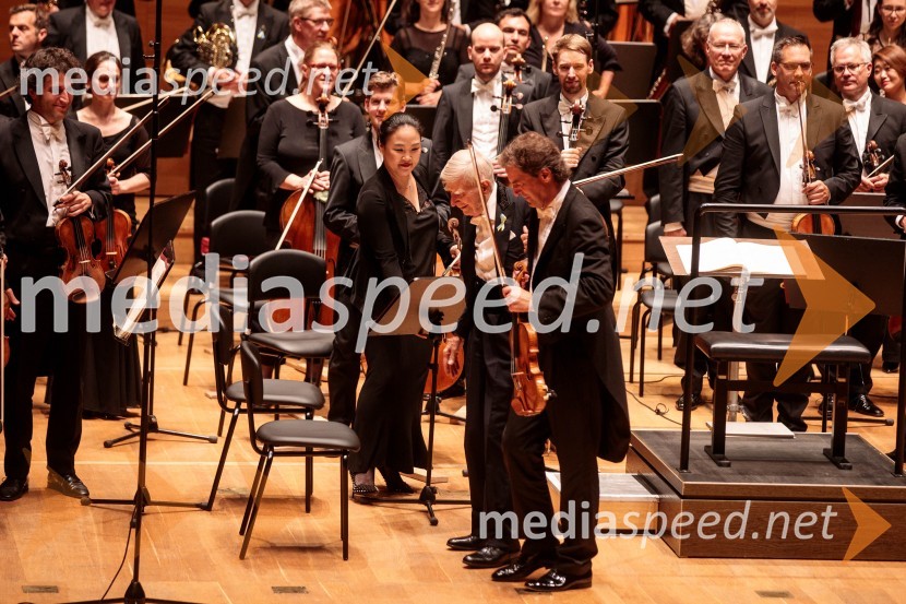  Herbert  Blomstedt, dirigent;  ... 71. Ljubljana Festival svečano zaključil Gewandhaus orkester Leipzig