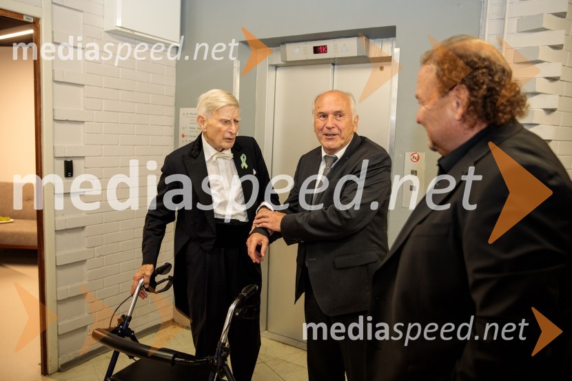  Herbert  Blomstedt, dirigent;  ... 71. Ljubljana Festival svečano zaključil Gewandhaus orkester Leipzig