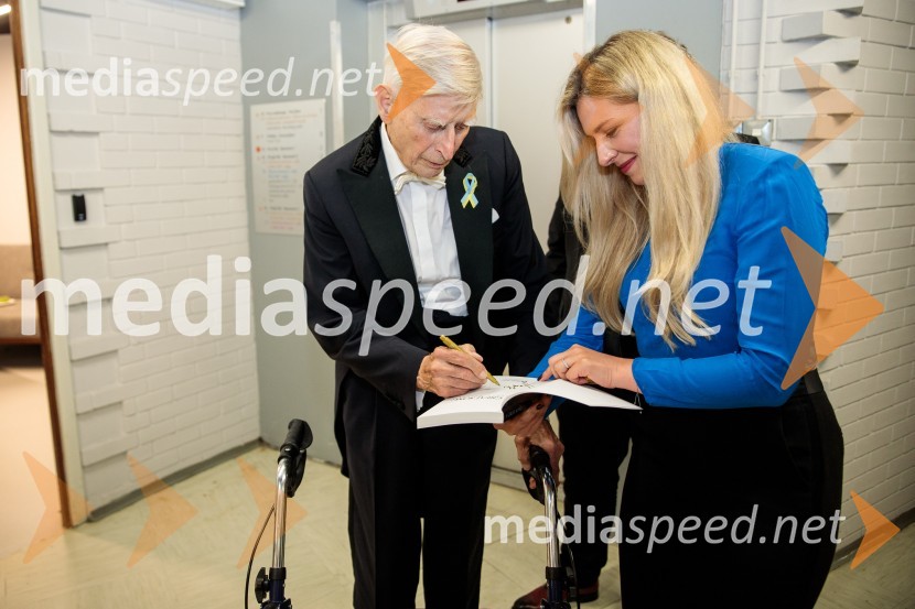  Herbert  Blomstedt, dirigent;  ... 71. Ljubljana Festival svečano zaključil Gewandhaus orkester Leipzig