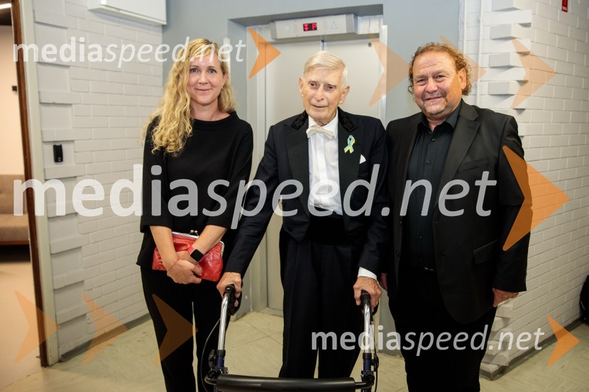  Natalie Kauther, veleposlanica, Nemško zunanje ministrstvo;  Herbert  Blomstedt, dirigent;  Darko Brlek, direktor in umetniški vodja, Festival Ljubljana71. Ljubljana Festival svečano zaključil Gewandhaus orkester Leipzig