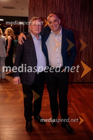  Uroš  Lajovic, dirigent Orkestra Slovenske filharmonije;  Matej Šarc, Direktor Slovenske filharmonije71. Ljubljana Festival svečano zaključil Gewandhaus orkester Leipzig