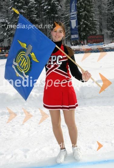 Štartna deklicaSPEEDWAY NA LEDU, polfinale svetovnega prvenstva posameznikov, 2. dirka