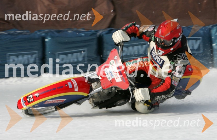 Viatcheslav Nikulin (Nemčija)SPEEDWAY NA LEDU, polfinale svetovnega prvenstva posameznikov, 2. dirka