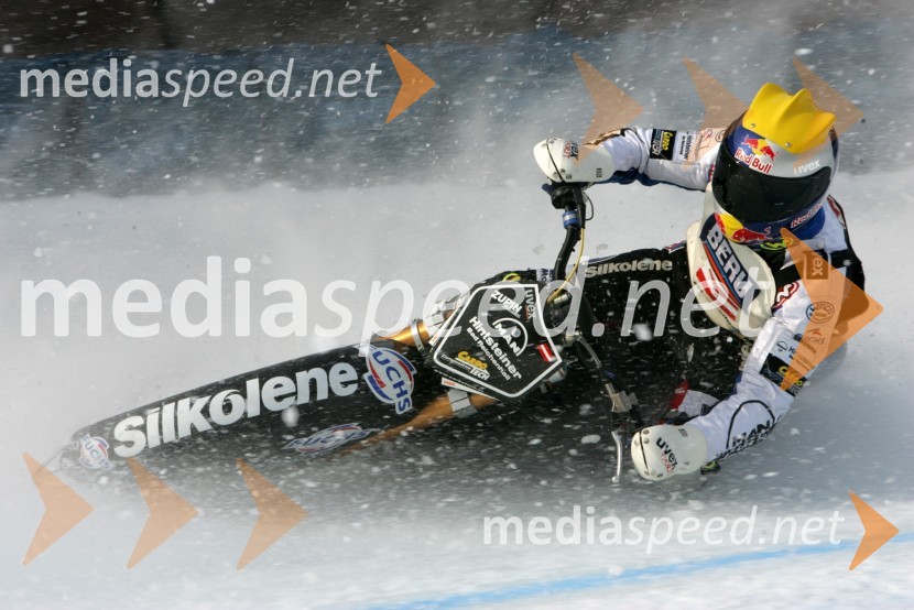 Franz Zorn (Avstrija)SPEEDWAY NA LEDU, polfinale svetovnega prvenstva posameznikov, 2. dirka