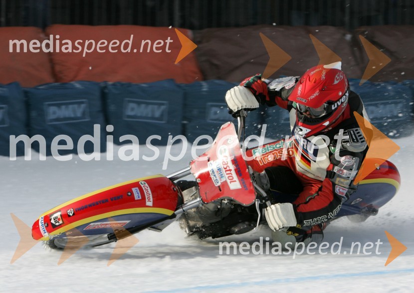 Viatcheslav Nikulin (Nemčija)SPEEDWAY NA LEDU, polfinale svetovnega prvenstva posameznikov, 2. dirka